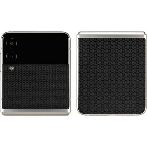 Specialty Vinyl Black Hex Texture Galaxy Z Flip3 5G Skin